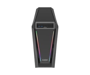 Kabinett - AZZA Chroma 410A - mid tower - ATX - Kabinett - Tower - Svart - CSAZ-410A