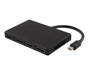 Videosplitter - Deltaco miniDisplayPort - 4xDisplayPort MST hub 3 - CAMDP24DPMFMST