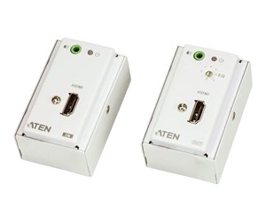 Repeater & Transceiver - ATEN VanCryst VE807 HDMI/Audio Cat 5 Extender with MK Wall Plate Transmitter & Receiver - VE807-AT-G