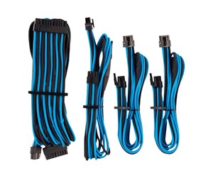 Strømkabel (intern) - Corsair Premium Starter Kit (Type 4 Generation 4) - Black/Blue - CP-8920221