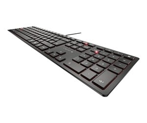 Tastatur - Cherry KC 6000 SLIM - Tastatur - Nordisk - Svart - JK-1600PN-2