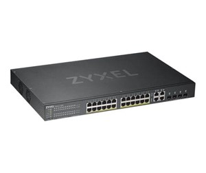 Switch/splitter - ZyXEL GS1920-24HPv2 24-port GbE Smart Managed PoE+ / 4 x combo Gigabit SFP+ - GS192024HPV2-EU0101F