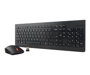 Tastatur - Lenovo Essential Wireless Combo - keyboard and mouse set - Estonia - Tastatur & Mussett - Estisk - Svart - 4X30M39503