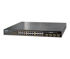 Switch/splitter - PLANET Switch Planet WGSW-24040HP4 (24x 10/100/1000Mbps) - WGSW-24040HP4