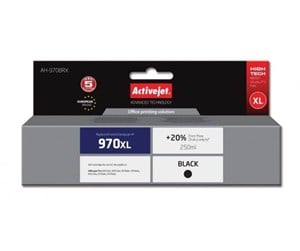 Printertilbehør blekk/toner - ActiveJet AH-970BRX Premium version - Blekkpatron Dye-based black - AH-970BRX