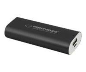 Nødlader - Esperanza HADRON - power bank Nødlader - Svart - 4400 mAh - EMP105K