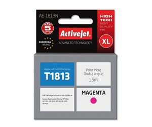 Printertilbehør blekk/toner - ActiveJet AE-1813N Supreme version - Blekkpatron Rød - AE-1813N