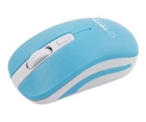 Mus - Esperanza URANUS - mouse - 2.4 GHz - white blue - Mus - Optisk - 4 - Blå - EM126WB