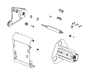 Printertilbehør - Zebra MEDIA REWIND SPINDLE KIT - P1008479