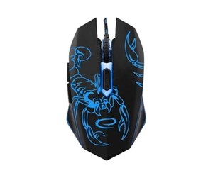 Mus - Esperanza MX203 SCORPIO - mouse - USB - blue - Mus - Optisk - 6 - Blå - EGM203B