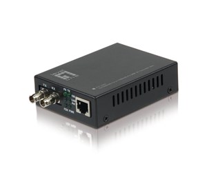 Repeater & Transceiver - LevelOne FVT-2002 J45 to ST Fast Ethernet Media Converter Multi-Mode Fiber 1310nm 2km - FVT-2002