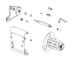 Printertilbehør - Zebra MEDIA REWIND SPINDLE KIT - P1008481