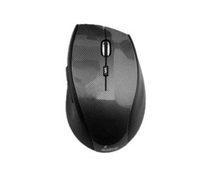 Mus - MediaRange MROS207 - mouse - 2.4 GHz - black carbon - Mus - Optisk - 5 - Svart - MROS207