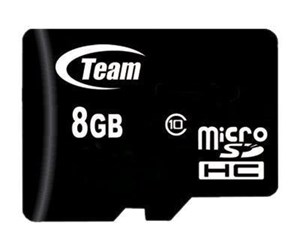 Minnekort - Team Group Group memory card Micro SDHC 8GB Class 10 +Ad - TUSDH8GCL1003