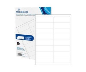 Papir, Fotopapir & Etiketter - MediaRange - multi-purpose labels - 800 label(s) - 99.1 x 33.9 mm - MRINK147