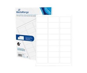 Papir, Fotopapir & Etiketter - MediaRange MRINK150 - multi-purpose labels - 1200 label(s) - 63.5 x 33.9 mm - MRINK150