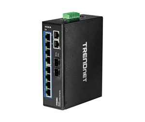 Switch/splitter - TRENDnet TI-G102 10-Port Hardened Industrial Gigabit DIN-Rail Switch - TI-G102