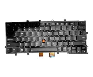 Tastatur - Lenovo Chicony - Bærbart tastatur - til utskifting - Amerikansk Engelsk - Svart - 01EN586