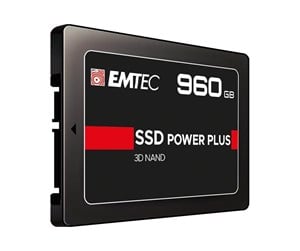 SSD - Emtec X150 Power Plus 3D NAND SSD - 960GB - SATA-600 - 2.5" - ECSSD960GX150