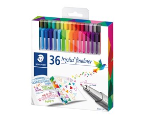 Skrive- & Tegneverktøy - Staedtler Fineliner triplus 36pc - 334 C36