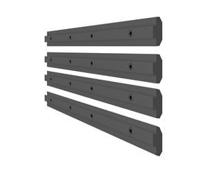 Veggmontering, AV-braketter & AV-møbler - Multibrackets M Pro Series Rail Extension - 7350073736867