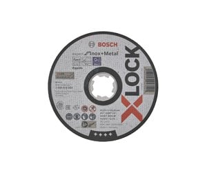 Vinkelsliper - Bosch X-LOCK Expert for Inox+Metal, 125 x 1 x 22,23, rett skjæring AS 60 T INOX BF, 125 mm, 1,0 mm - 2608619264