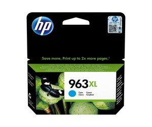 Printertilbehør blekk/toner - HP 963XL / 3JA27AE High Capacity Cyan Ink - Blekkpatron Blå - 3JA27AE