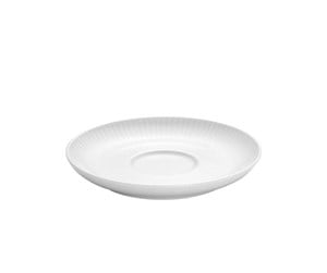 Servering & Servise - Pillivuyt Plissé saucer 14 cm fits Plissé kop 18 cl. - 19687