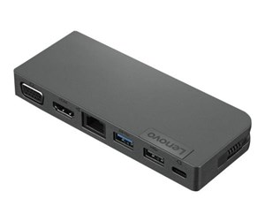 Dokkingstasjon - Lenovo Powered USB-C Travel Hub - docking station - VGA HDMI - 4X90S92381