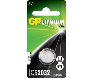 Batteri - GP CR 2032 C1 - 2184