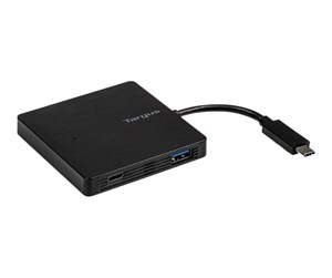 USB-hub - Targus USB-C Hub to 3 x USB-A & 1x USB-C - hub - 4 ports USB-hub - 3 porter - Svart - ACH924EU