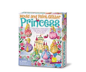 Kreative leker - 4M Mould & Paint-Glitter Princess--3528 - 4M-3528