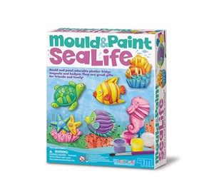 Kreative leker - 4M Mould & Paint-Sealife--3511 - 4M-3511