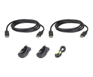 KVM-kabel - ATEN CABLE KIT DUAL DisplayPort 1.2 /USB/SP - 2L-7D02UDPX5