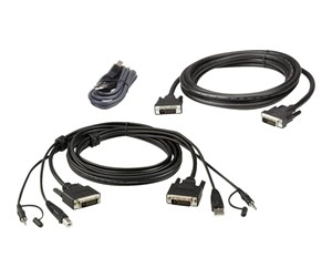 KVM-kabel - ATEN CABLE KIT DUAL DVI-Dd/USB/SP L:1.8M - 2L-7D02UDX3