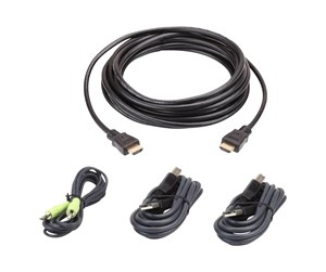 KVM-kabel - ATEN 2L-7D03UHX4 USB HDMI Secure KVM - 2L-7D03UHX4