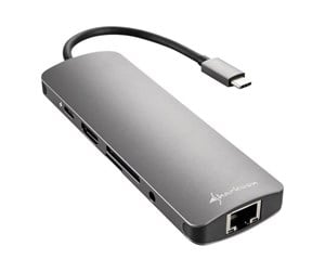 Dokkingstasjon - Sharkoon USB 3.0 Type C Combo Adapter - docking station - HDMI - 4044951026739