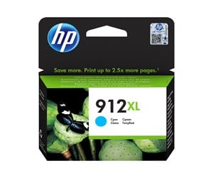 Printertilbehør blekk/toner - HP 912XL / 3YL81AE High Capacity Cyan Ink - Blekkpatron Blå - 3YL81AE