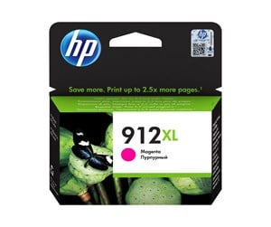 Printertilbehør blekk/toner - HP 912XL / 3YL82AE High Capacity Magenta Ink - Blekkpatron Rød - 3YL82AE