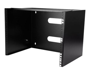 Rackskap - StarTech.com Wall-Mount Bracket for Shallow Rack-Mount Equipment - Solid Steel - 8U cabinet - 8U - WALLMOUNT8