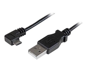 USB - StarTech.com Micro-USB Charge-and-Sync Cable M/M - Right-Angle Micro-USB - USB cable - 50 cm - USBAUB50CMRA