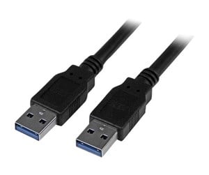 USB - StarTech.com USB 3.0 Cable - A to A - M/M - USB 3.1 Gen 1 (5 Gbps) - USB cable - 3 m - USB3SAA3MBK