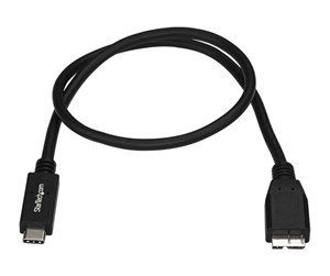 USB - StarTech.com USB C to Micro USB Cable - M/M - USB 3.1 (10Gbps) - USB-C cable - 50 cm - USB31CUB50CM