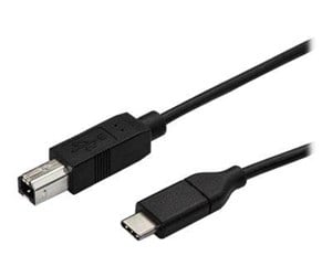 USB - StarTech.com USB-C to USB-B Printer Cable - M/M - 0.5 m - USB 2.0 - USB-C cable - 50 cm - USB2CB50CM