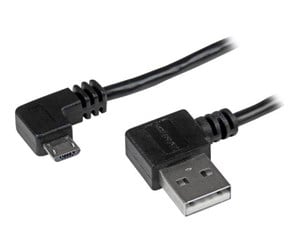 USB - StarTech.com Micro-USB Cable with Right-Angled Connectors - M/M - USB cable - 2 m - USB2AUB2RA2M