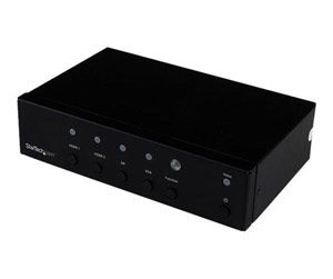 Videosplitter - StarTech.com Multi-Input to HDMI Converter Switch - 2x HDMI + VGA + DP - 4K - video/audio switch - HDVGADP2HD