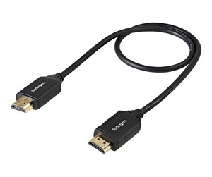 Skjermkabel - StarTech.com Premium High Speed HDMI Cable with Ethernet - 4K 60Hz - 50cm - HDMM50CMP