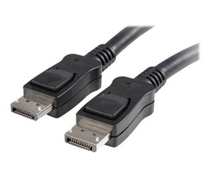 Skjermkabel - StarTech.com DisplayPort 1.2 Cable with Latches - DisplayPort 4k - DisplayPort cable - 30 cm - DISPLPORT1L