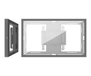 Veggmontering, AV-braketter & AV-møbler - SMS Casing Wall 49" - 701-003-22