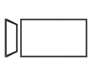 Veggmontering, AV-braketter & AV-møbler - SMS Casing Frame 55" - 700-007-1